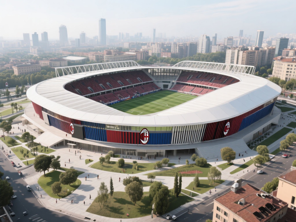 在意大利的时尚之都米兰，一座座现代化的体育场馆不仅